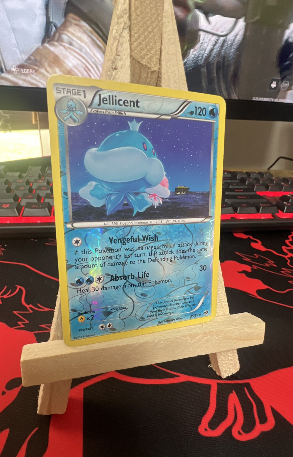 Jellicent 35/99 Next Destinies Reverse Holo