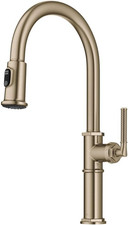 Brushed Gold Allyn Pull-Down Single Handle Kitchen Faucet - KPF-4100BG