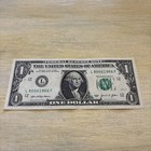 Birthday/Anniversary Note, 8/6/66 Fancy Serial # Dollar bill, Uncirculated 2021  — photo 1