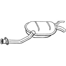 BOSAL Mittelschalld&auml;mpfer Schalld&auml;mpfer f&uuml;r Mercedes-Benz 190 W201 E 1.8