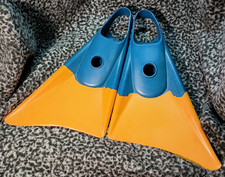 Churchill Makapuu Swim Snorkle Bodyboard Fins Sz Small Mens 6-7.5, W 6-5.8 VG