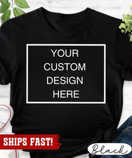Personalized Custom T-Shirt, Your Photo Shirt, Customized W/Photo, Text, Logo, G