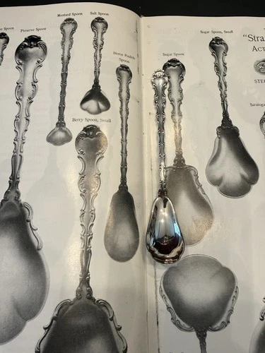 RARE Gorham Strasbourg Sterling Silver Horseradish Spoon 6",  LAG