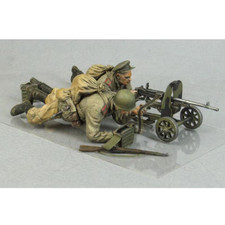 1/35 Resin Figure Tank New WW2 2 Figures Unassembled Unpainted
