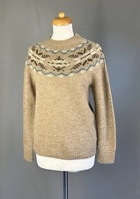 House Of Bruar Jumper Shetland Wool Fair Isle Nordic Sweater Size M Medium