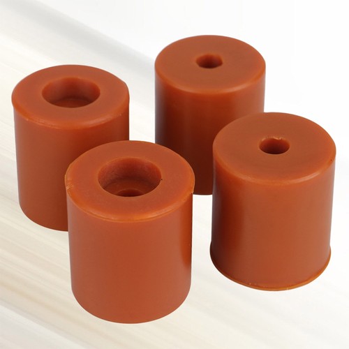 4 PCs Silikon heiße Bettniveau -Säulen Heizenbettniveau Puffer Teile (braun) - 第 1/11 張圖片