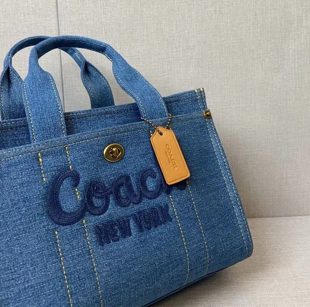 Buy Coach Cargo Tote 26 CR659 Denim Blue