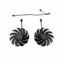 Set For GIGABYTE P106 GTX1060 1050ti 1070 RX570 Cooling fan 4-pin left  right