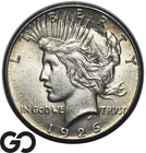 1926 Peace Dollar, Choice BU++