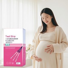 10PCS HCG Test Strips Female Early Pregnancy Test Sets Urine Testing Sticks Kit