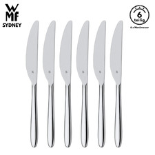 WMF Sydney Menümesser B-Ware 6-tlg Cromargan®, Tafelmesser, Messer, Besteck
