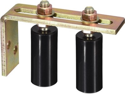 uxcell Gate Roller Guide Adjustable, 3'' Sliding Gate Nylon Roller with L-Shape B
