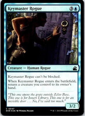 Keymaster Rogue C Foil RVR Ravnica Remastered 47 NM