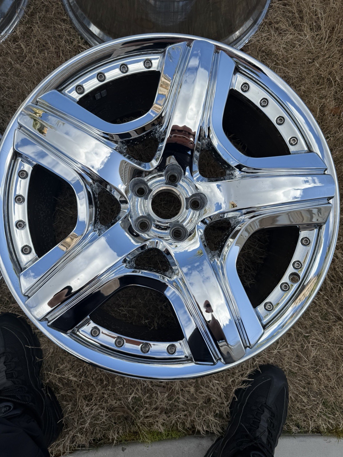 Set Of 4 Chrome Factory Bentley Wheels OEM Mulliner 21 inch GTC
