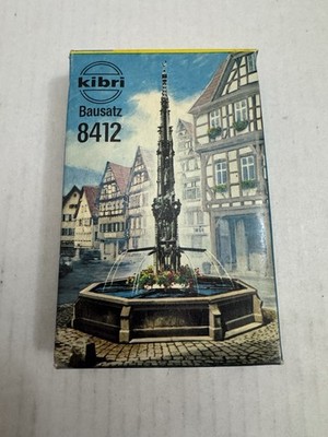 Vintage Kibri Bausatz H0 Kit 8412 Market Fountain                  T1