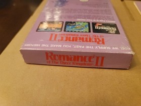 Romance of the Three Kingdoms II (Nintendo NES, 1991) Cart Box Manual - Tested!