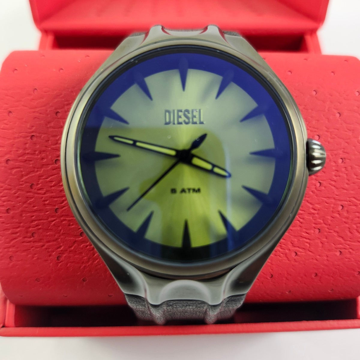NEW Diesel Streamline Olive Green Black Mens Watch DZ2218 NIB NWT