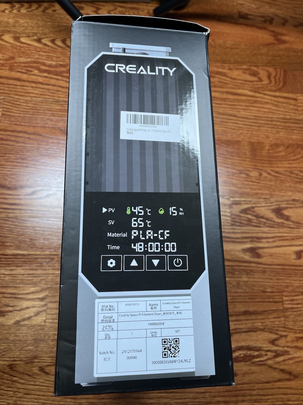 CREALITY Official Space Pi Filament Dryer, 3D Printing Filament Dryer Box NEW