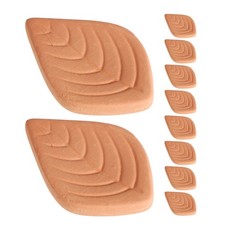 10 Pcs Terracotta Sugar Saver Discs Leaf Shape Food Moisture Keeper Tool