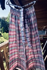 DIRNDL SCHÜRZE SEIDE Mehrfarb, WIE NEU, SCH�...