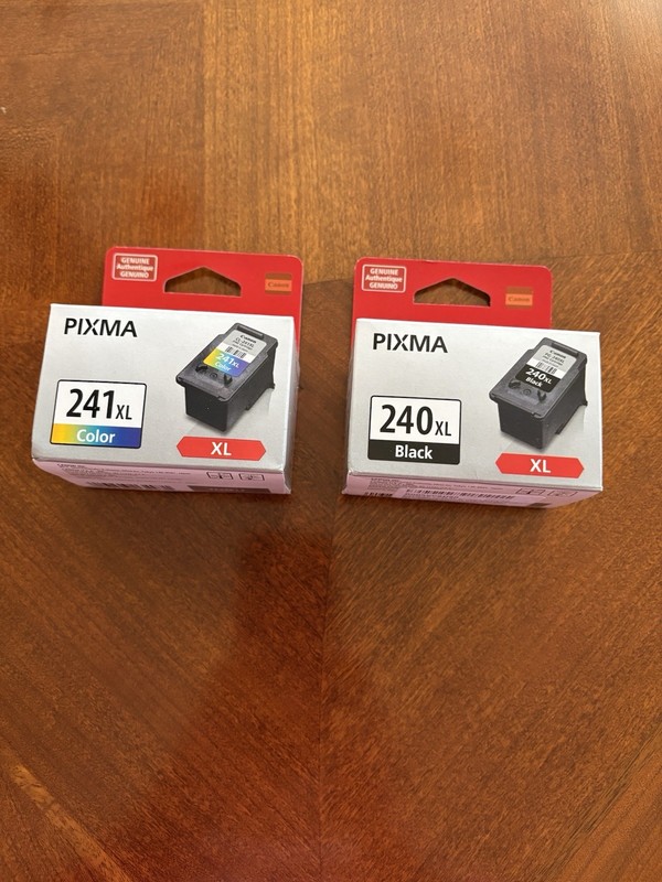 NIB Canon 240 XL (Black) & 241 XL (Color) Ink Cartridges