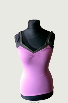 Damen Tanktop Lila Gr. S   Ärmelloses Sommer Top Yoga Sport Shirt für Sommer