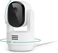 Essential Indoor Pan Tilt Security Camera 2K (2025 Release) - Wired Plug-in Powe
