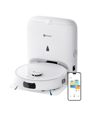 V5 Robot Vacuum and Mop, Self-Emptying Robotic Vacuum Cleaner, 8500Pa Suction...