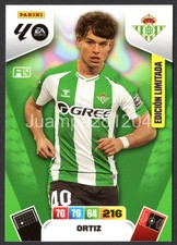ORTIZ EDICION LIMITADA REAL BETIS 2025-26 CROMO PANINI ADRENALYN LA LIGA 25/26
