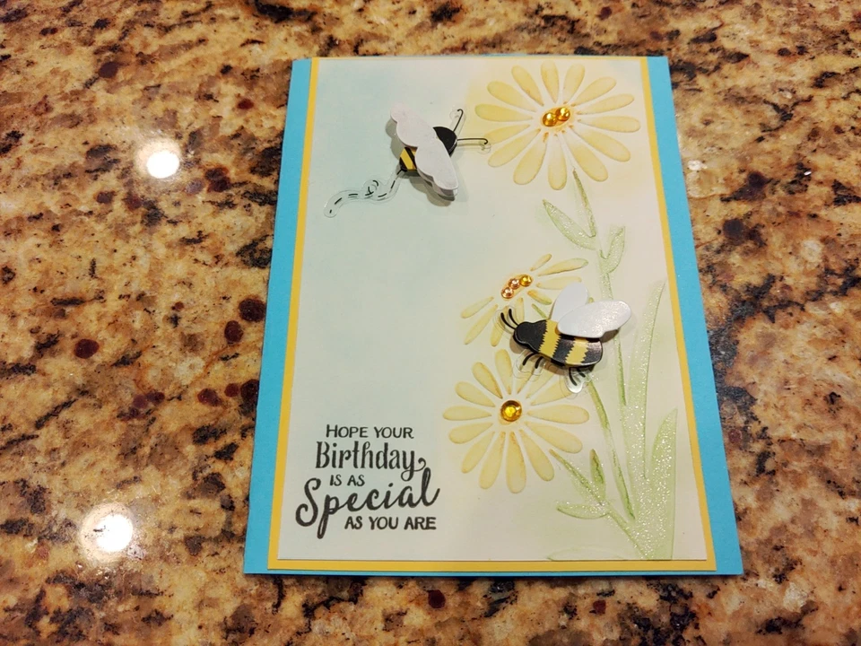 Greeting Cards. Handmade Birthday Cards. 6 piece with envelopes. 4 1/4 X 5 1/2. - Image 2 of 4