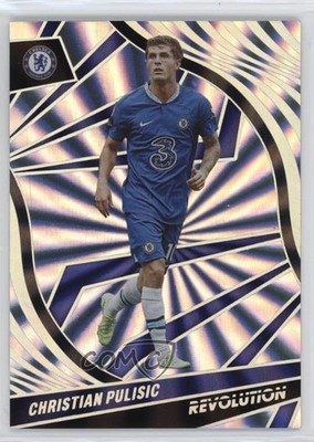 2022 Panini Revolution Premier League Sunburst 14/50 Christian Pulisic #69 07yj
