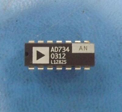 (1PC) AD734AN Multiplier/Divider, 1 Func, 40MHz Band Width, BIPolar, PDIP14