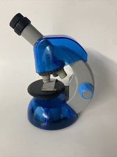 Edu Science Kids Microscope with 3 Viewing Lenses x4, x10, x40, With Slides