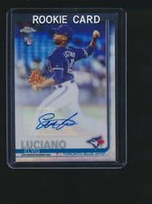LUCIANO ELVIS 2019 TOPPS CHROME RC AUTO 