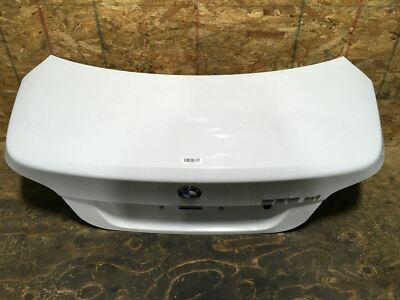 2007 2008BMW 535XI E60 SEDAN REAR TRUNK LID HATCH TAILGATE COVER PANEL WHITE OEM
