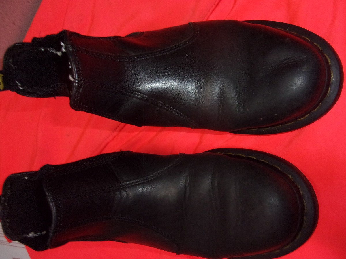 Dr. Martens Black Slip On Leather Ankle Boots US Men5 Women6 Dr. Martens Black Slip On Leather Ankle Boots US Men5 Women6