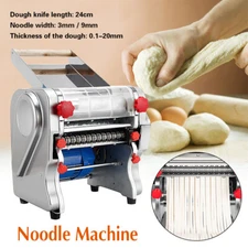 3/9mm 550W Noodle Machine Dumpling Skin Maker Electric Pasta Press Maker 110V US