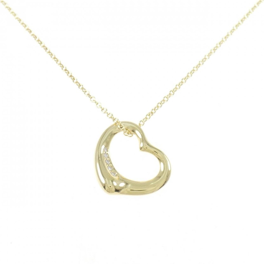 Authentic Tiffany & Co. Open Heart Necklace  #246-000-418-7431