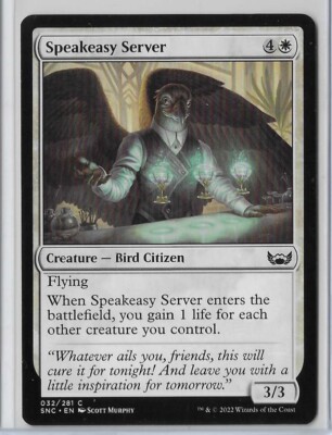 MTG Speakeasy Server Streets of New Capenna (SNC) Common Card #032/281 Unplayed