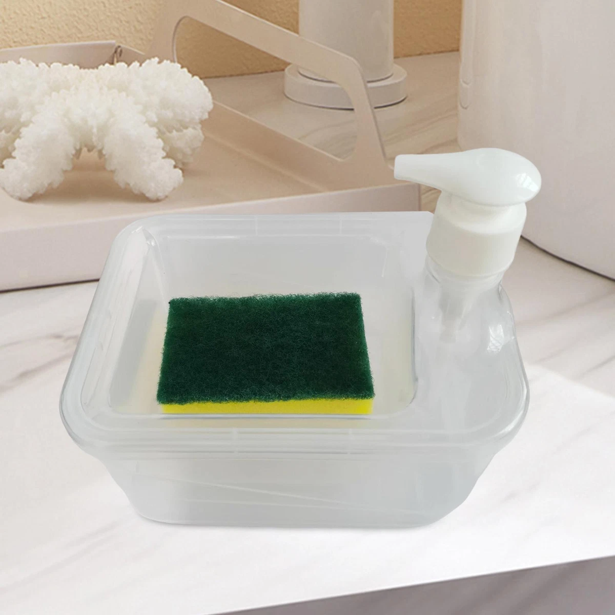 Soap and store scrubber holder