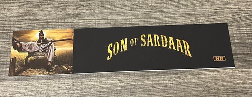 2012 Son Of Sardaar Movie Theater Mylar Poster 2”x12” Ajax Devgn Sonakshi Sinha