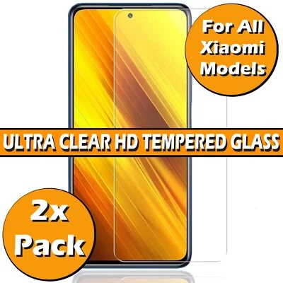 Tempered Glass Screen Protector For Xiaomi Redmi Note 10 Pro Mi 11T 5G Poco X3
