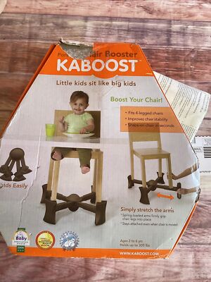 Toddler Chair KABOOST Booster Seat For Dining Table, Charcoal