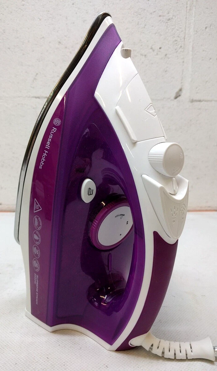 Russell Hobbs 23060 Supreme Steam Traditional Iron 2400W Purple White