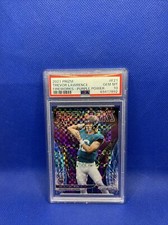 2021 NFL Prizm Trevor Lawrence RC Fireworks Purple Power /49 PSA GEM MINT 10!🔥