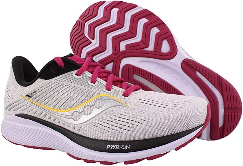 Saucony Women's Guide 14 Running Shoe Alloy/Cherry 7 for sale online eBay