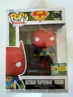 FUNKOVILLE BATMAN / SUPERMAN FUSION OFFICIAL SDCC STICKER 2024 FUNKO POP!