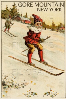 GORE MOUNTAIN NEW YORK SKI Rkwq - POSTER HQ 40x60cm eines VINTAGE POSTERS