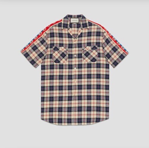 Bowling Loose Shirt Fall Cotton Check 