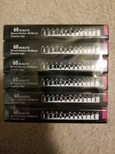 Retro Audio Casette Tapes 6 pack still in original packaging  Stereo tapes
